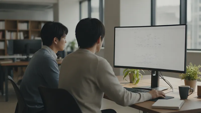 ペアで教える場面のイメージ